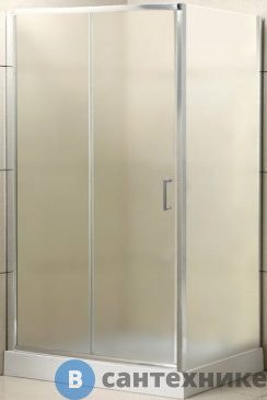 картинка Душевой уголок BelBagno UNO-AH-1-110/80-P-Cr 1100x800x1850, без поддона