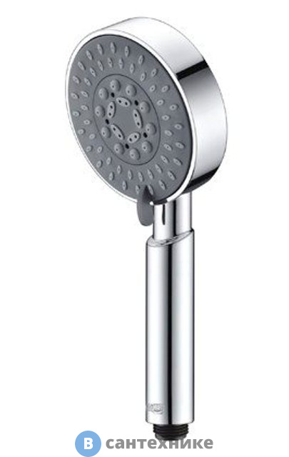 Лейка для душа WasserKRAFT A036 5-функциональная хромоникелевое покрытие, ABS-пластик