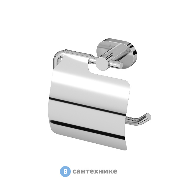 Держатель AM.PM Sense L A74341400 для туалетной бумаги с крышкой, хром