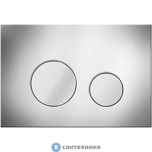 Смывная кнопка Veconi ROUND VFR002CH (хром)