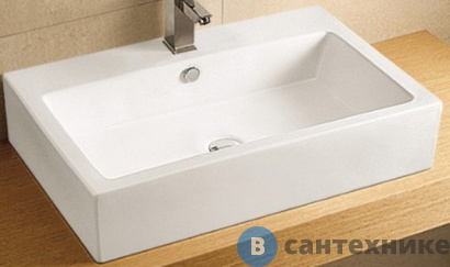 картинка Раковина WELTWASSER WW ELBACH 2003 накладная 700х380х160