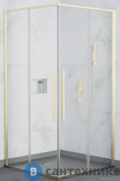 картинка Душевой уголок RGW SV-31G Золото/Прозрачное/6 мм 90*90*195 (32323199-16), без поддона
