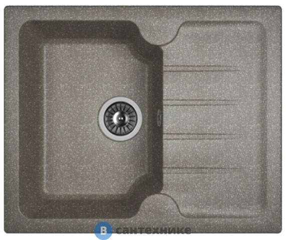 Кухонная мойка Dr. Gans Лора 620, чёрный CMc (25.020.A0620.407)