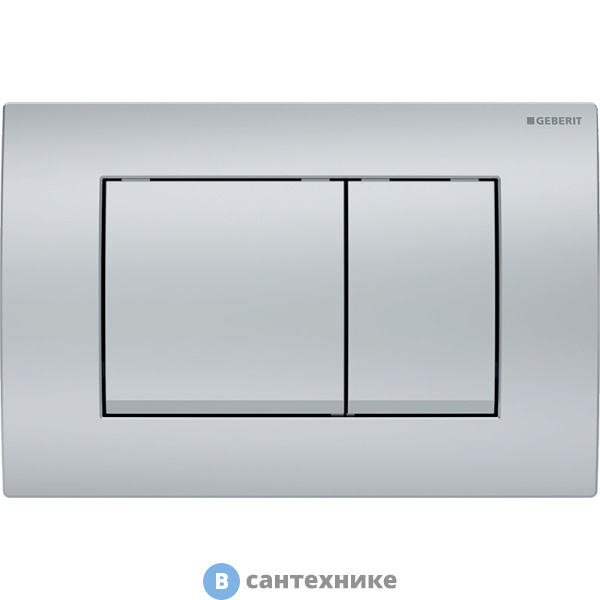 Смывная клавиша Geberit Delta30 115.137.46.1, для двойного смыва: матовый хром