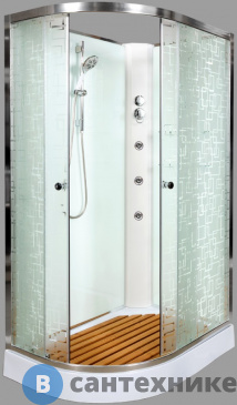 картинка Душевая кабина Deto ЕМ1512 R N с гидромассажем (1200*800*2200)