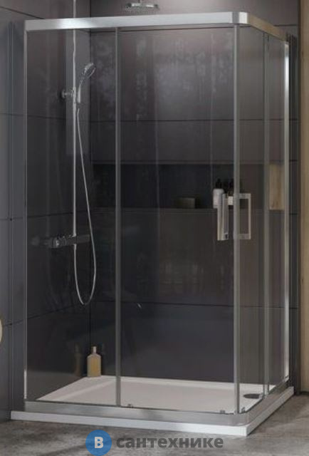 Душевой уголок Ravak 10° 10RV2K-90 блестящий + транспарент (1ZJ70C00Z1) без поддона