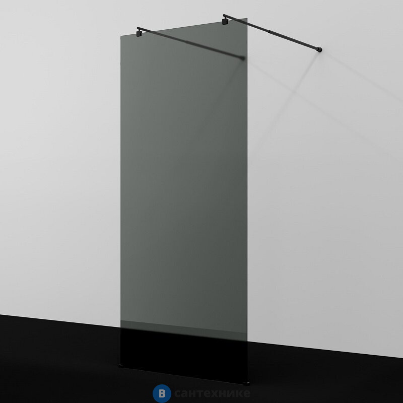 Душевая перегородка WasserKRAFT Vechte 60W39MB-TG 900х2000
