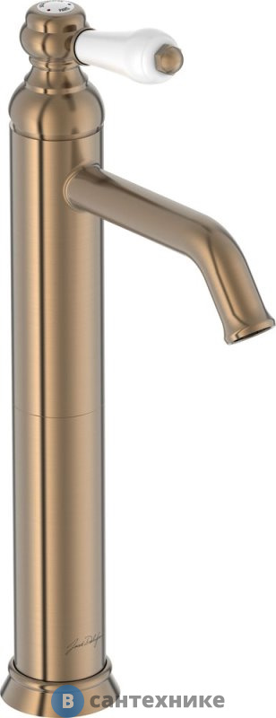 Смеситель Jacob Delafon LOUISE E24361-BCN высокий для раковины без дк, матовое золото
