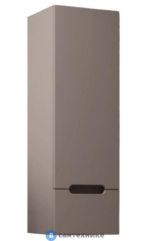 Колонна Style line Матис 36 см, 1 ящик, тауп темный, PLUS, ЭМАЛЬ подвесная (4650134473209)