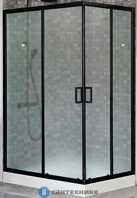 Душевой уголок Royal Bath RB 8120HP-C-BL L 1000x800x2000 (матовое) (RB8120HP-C-BL-L)