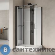Душевая кабина Black&White G8708-02 GM / Brush Gunmetal (800х1100х2170)