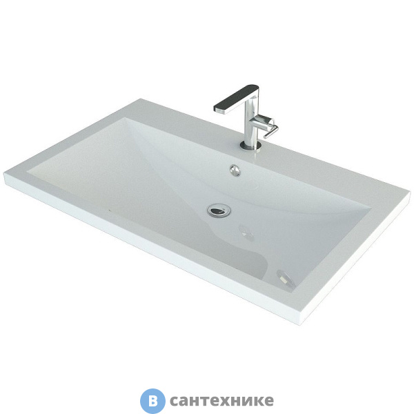 Раковина Art & MAX AM-LAV-750-MR-A из искусственного мрамора