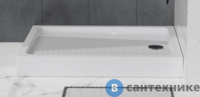 картинка Душевой поддон BelBagno TRAY-BB-AH-120/100-15-W