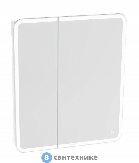 Шкаф-зеркало Grossman АДЕЛЬ-70 см пр. с LED подсветкой (207004)