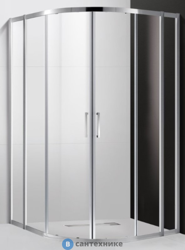 Душевой уголок Cezares MOLVENO-R-22-80+20-C-Cr-IV без поддона