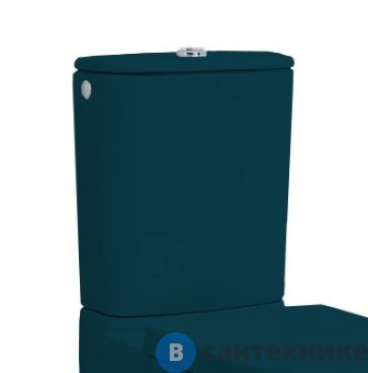 картинка Бачок ArtCeram FILE 2.0 32х50 см, для моноблока (без механизма), Green petrolio (оттенок цвета не совпадает с оттенком унитаза) (FLC001 42 00)