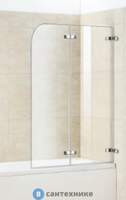 Шторка на ванну WELTWASSER WW100 100ZD2-90 900х1400 мм