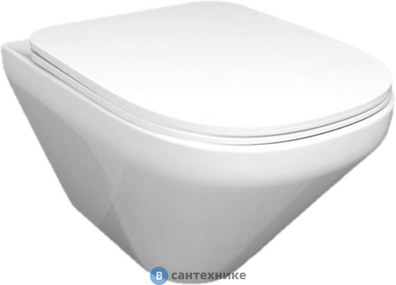 Унитаз подвесной Jacob Delafon E77725-0 Modern life с креплениями в комплекте, без сиденья