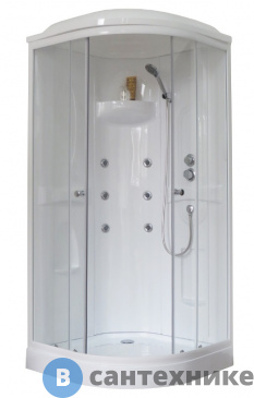 картинка Душевая кабина Royal Bath RB 90HK2-T 900*900*2170 (прозрачное)