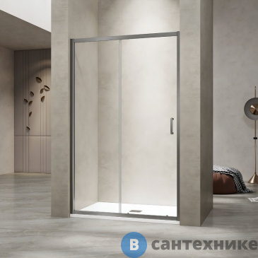 картинка Душевая дверь RGW PA-114-Gr 140*195 серый/ прозрачное (030811414-110)