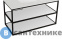 картинка Каркас Cezares двухъярусный подвесной, стальной, под раковину (Сварной) CADRO 50-100/50/58-2C-SO-MET-ST Nero (100х50х58)