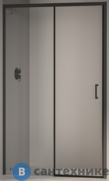 картинка Душевая дверь RGW PA-017B чёрный/прозрачное/6 мм 120*195 (350801712-14)