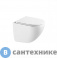 картинка Унитаз подвесной Grossman GR-4455SQC (495х360х390) безободковый, белый с тонкой крышкой, микролифт, смыв торнадо, закрытое дно