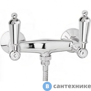 картинка Смеситель Cezares FIRST-DS-01-M для душа, хром, ручки металл