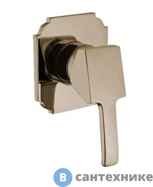 картинка Смеситель Cezares LEGEND-DIM-02 встраиваемый, однорычажный для душа, бронза