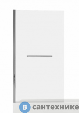 картинка Шторка на ванну Allen Brau PRIORITY 3.31023.00 800 мм*1500мм Optiwhite, Easyclean, хром