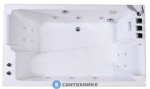 Акриловая ванна ORANS BT-62115B R (1700x1000x650)