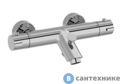 картинка Смеситель Jacob Delafon BRIVE E24335-CP для ванны с термостатом (хром)