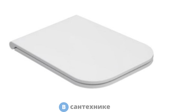 Сиденье GLOBO Stone для унитазов 52см STS03/ST004/STS05/ST002, цвет белый (микролифт) (ST022.BI/cr)