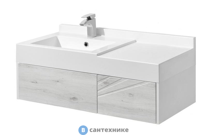 Тумба с раковиной Акватон Сакура 100 (1A2349K1SKW80)