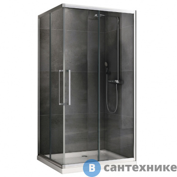 картинка Душевой уголок ABBER Schwarzer Diamant AG02129H 120*90*195, без поддона