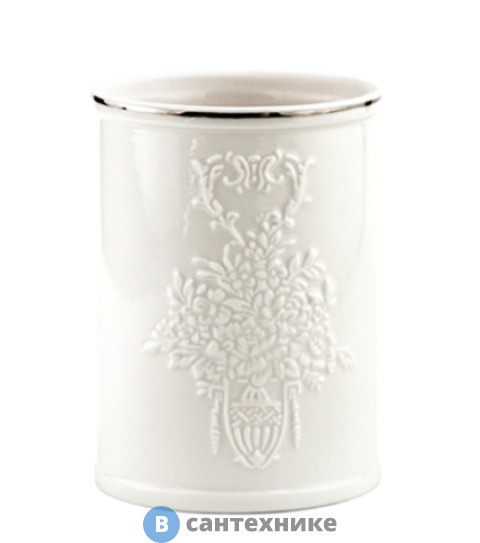 Стакан для зубных щеток WasserKRAFT Rossel K-5728 фарфор