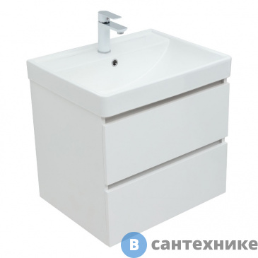 картинка Тумба под раковину Aquanet Вега 60 (2 ящика) (308318)