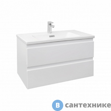 картинка Тумба под раковину Jacob Delafon MADELEINE EB2053-J5 /80/ (блестящий белый)