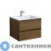 картинка Тумба под раковину Vincea Luka 600 подвесная, 2 выкатных ящика soft-close, T.Oak (VMC-2L600TO)