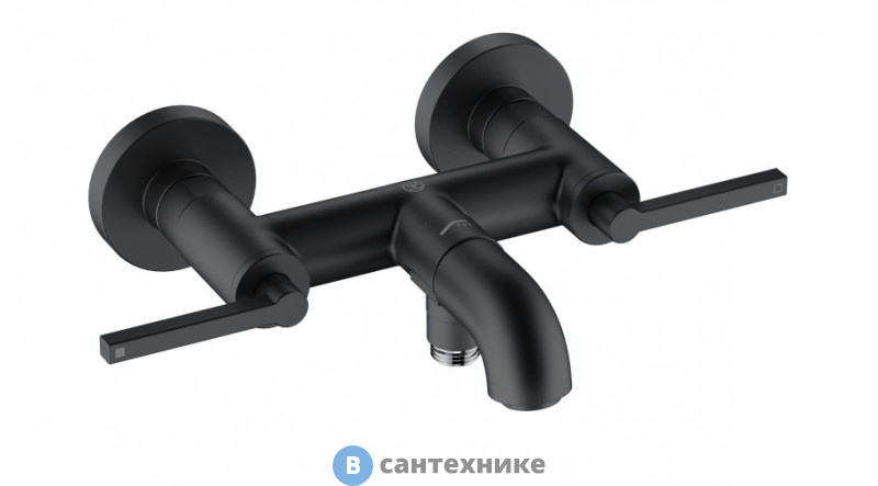 Смеситель Kludi NOVA FONTE 205403915 ванна/душ; чёрный