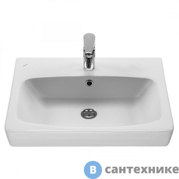 картинка Раковина Santek НЕО 55 1WH302185 с отверстием под смеситель /55х45/ (белый)
