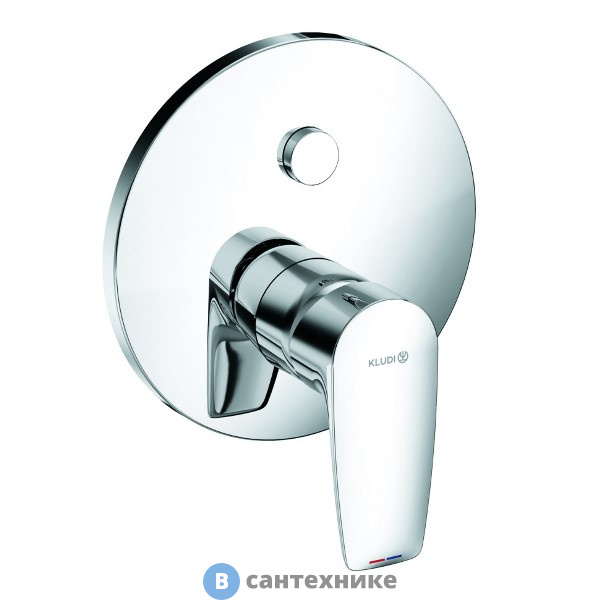 Смеситель Kludi 346590575 PURE & SOLID встраиваемый, для ванны и душа, без внутренней части