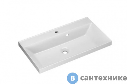 картинка Умывальник Classic 80 литой мрамор СанТа (Classic80м)