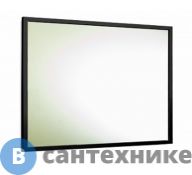 Зеркало Aquanika Metallica 100х60 AQM10060RU135 реверсивное крепление, металлическая рама (чёрный)