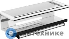 Полочка Black&White SN-2351 со стеклоочистителем на магните (300x100x90)