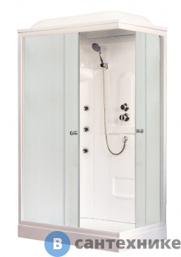 картинка Душевая кабина Royal Bath RB 8120HP2-M L 1200x800x2170 (матовое)
