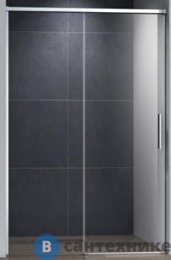 картинка Душевая дверь Cezares DUET SOFT-M-BF-1-130-C-Cr 1300x1950, с доводчиками
