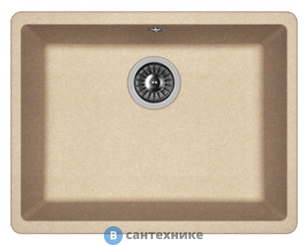 Кухонная мойка FLORENTINA Вега 500, песочный FG (22.320.D0500.107)