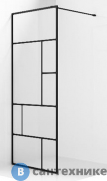 картинка Душевая перегородка Ambassador Walk-in 15031213 (1000x2000)