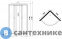 картинка Душевая кабина Niagara Eco E100/13/TN (1000х1000х2150)